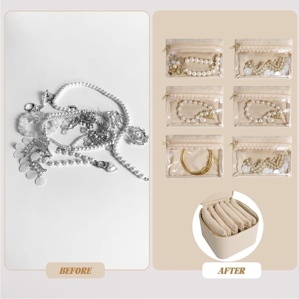 Cream Jewelry Travel Case
0429 - Picture 4 of 15